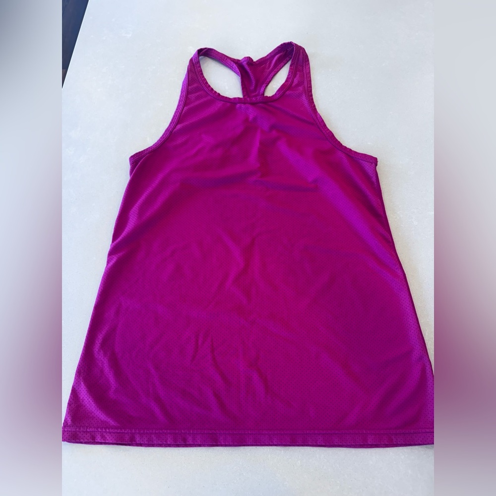 Zyia Active Pink Mesh Racer Tank